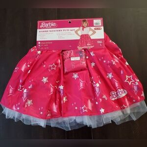 Barbie Pink Starry Tutu Skirt for Kids Size: L/XL NWT